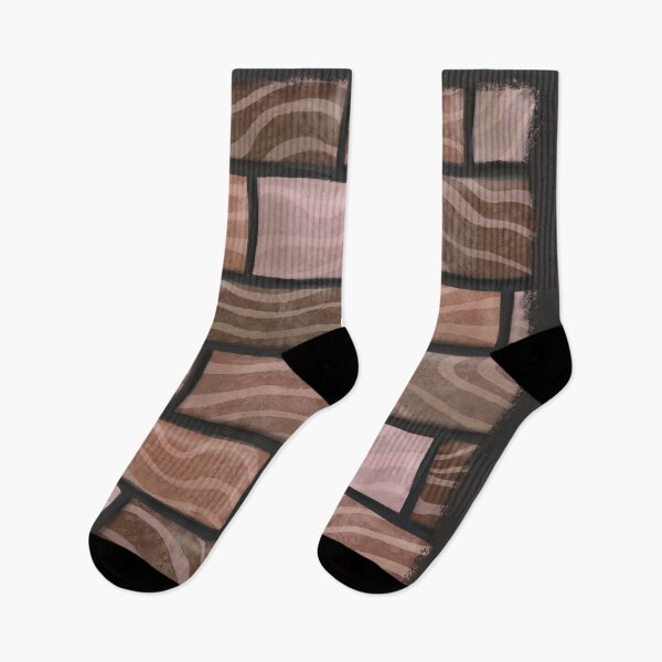 Item preview, Natural Brown Rippled Brick Pattern  designed and sold by kspence66.