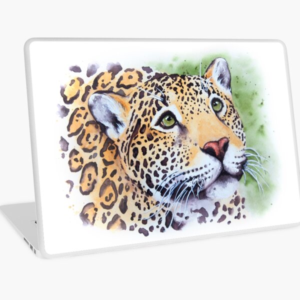 Jaguar Watercolor Laptop Skin