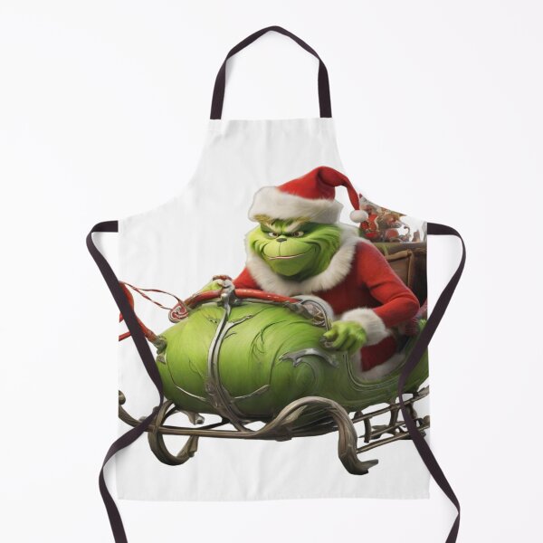 Item preview, Winter Mischief: The Grinch in Santa's Sleigh designed and sold by EstiloPrint.