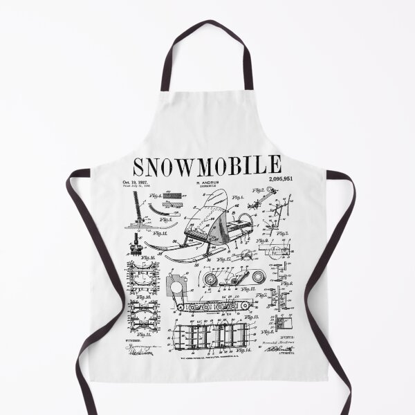 Item preview, Snowmobile Rider Snowmobiling Winter Sports Vintage Patent designed and sold by GrandeDuc.