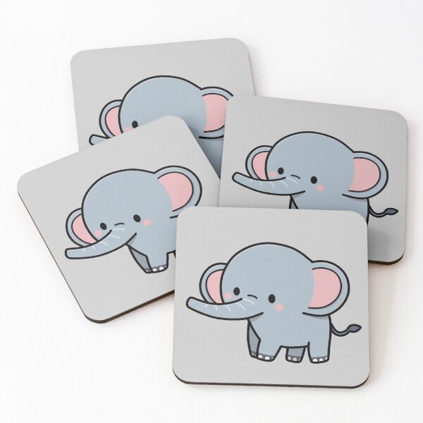 Item preview, Cute Elephant Cartoon designed and sold by MoasisArt.