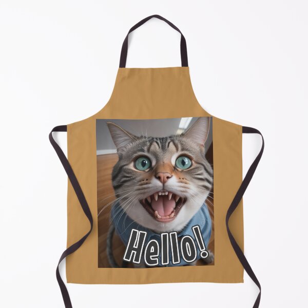 Item preview, AI-Generated Cat 01 "Hello" designed and sold by Cliff-Qi.