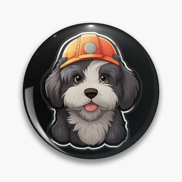 Item preview, Firefighter Beardie Puppy designed and sold by CUTEDOGGIEZ.