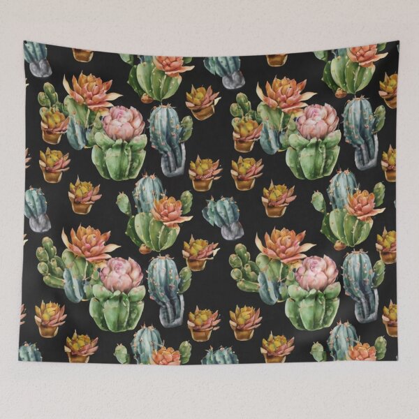 Item preview, cactus living plant logo fabric 3D print on a T-shirt beautiful dress green yellow picture designed and sold by gulka8.