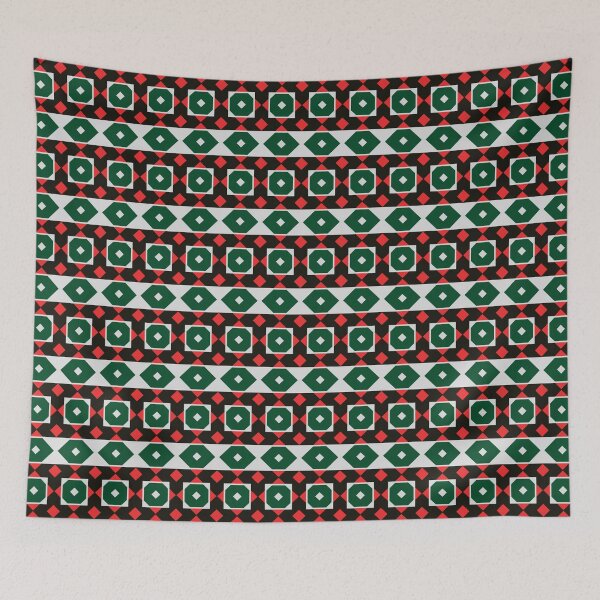 Item preview, Frosty Fantasy - Seamless Christmas Patterns in Winter Geometry designed and sold by Looming Lines.