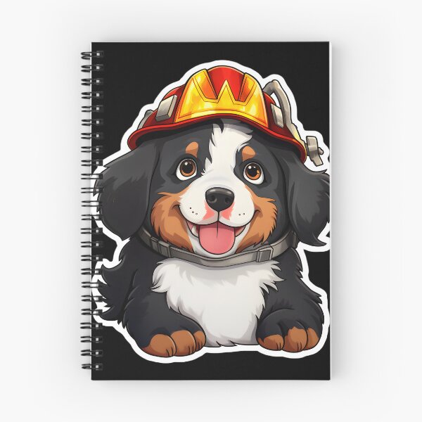 Item preview, Firefighter Bernese Mountain Dog designed and sold by CUTEDOGGIEZ.