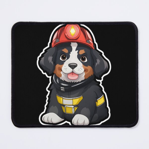 Item preview, Firefighter Berner Puppy designed and sold by CUTEDOGGIEZ.