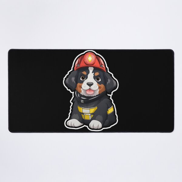 Item preview, Firefighter Berner Puppy designed and sold by CUTEDOGGIEZ.