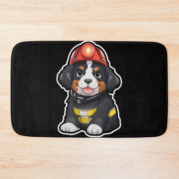Item preview, Firefighter Berner Puppy designed and sold by CUTEDOGGIEZ.