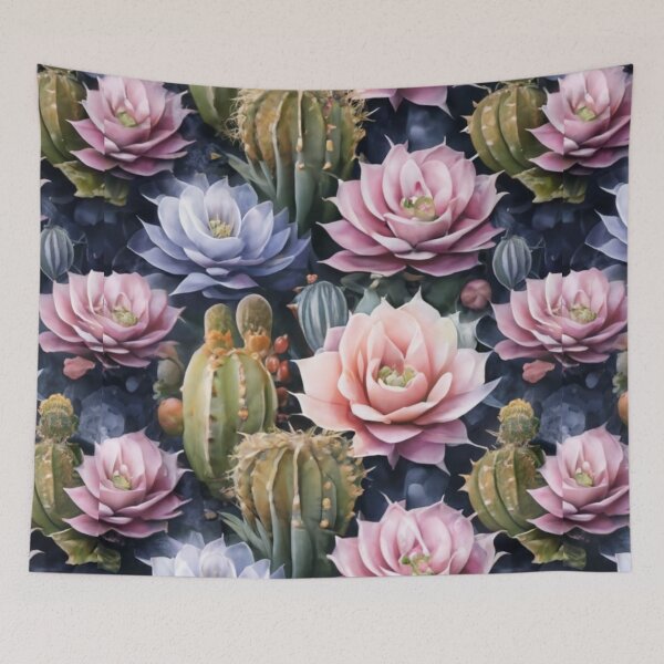Item preview, cactus living plant logo fabric 3D print on a T-shirt beautiful dress green yellow picture designed and sold by gulka8.