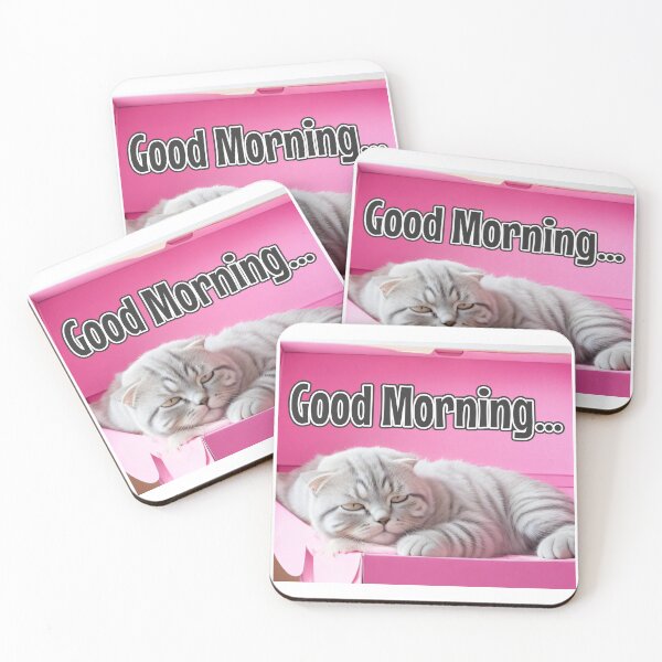 Item preview, AI-Generated Cat 01 "Good morning" designed and sold by Cliff-Qi.