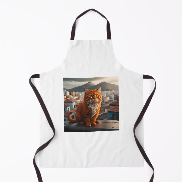 Item preview, Red Cat in the city designed and sold by TatiRibeiro.