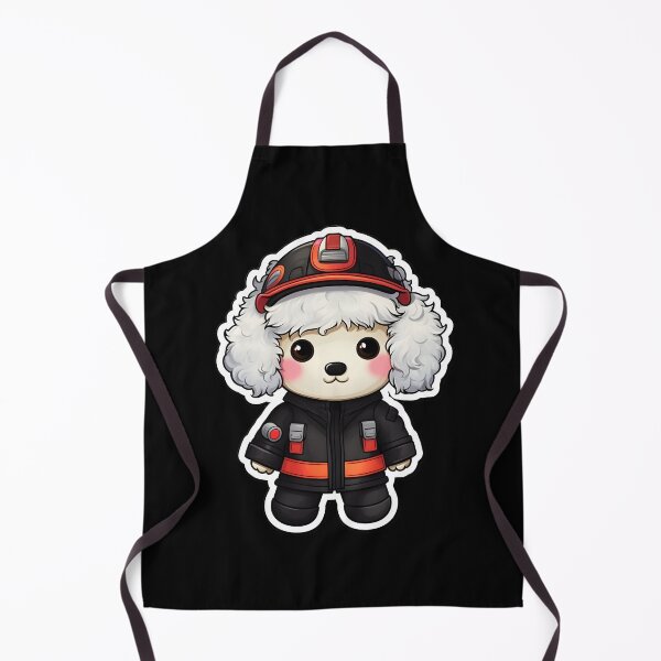 Item preview, Firefighter Bichon Frise designed and sold by CUTEDOGGIEZ.