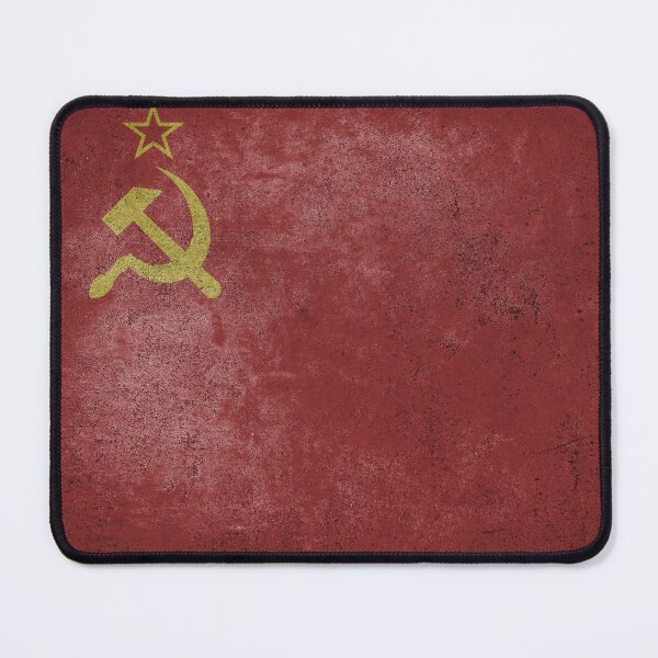 Item preview, Distressed, Old, Faded & Worn Flag of the former Soviet Union / USSR (Красное Знамя) designed and sold by STUDIO-72.