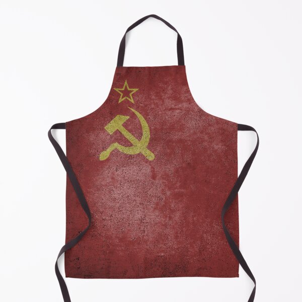 Item preview, Distressed, Old, Faded & Worn Flag of the former Soviet Union / USSR (Красное Знамя) designed and sold by STUDIO-72.