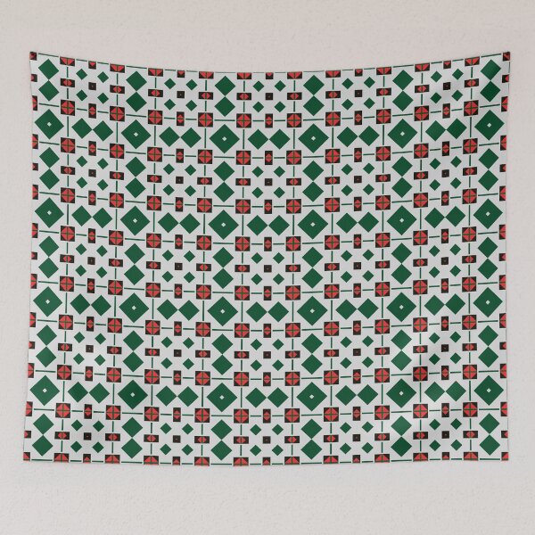 Item preview, Festive Joyful Geometrics - Seamless Christmas Patterns designed and sold by Looming Lines.