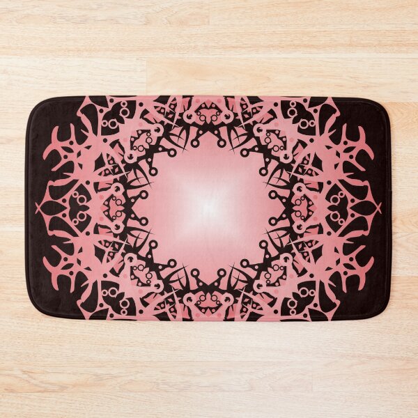Item preview, Mandala /8 pastel red and white. designed and sold by My-fake-places.