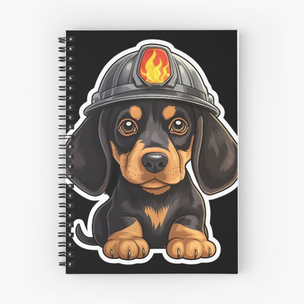 Artikelvorschau, Feuerwehrmann Black and Tan Coonhound entworfen und verkauft von CUTEDOGGIEZ.