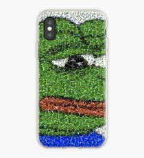 Sad Pepe Collage iPhone Case