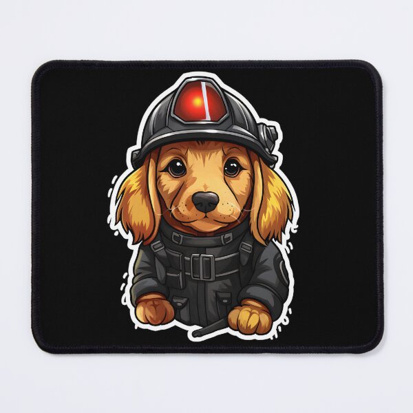 Item preview, Firefighter Bloodhound designed and sold by CUTEDOGGIEZ.