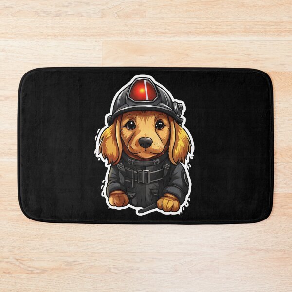 Item preview, Firefighter Bloodhound designed and sold by CUTEDOGGIEZ.