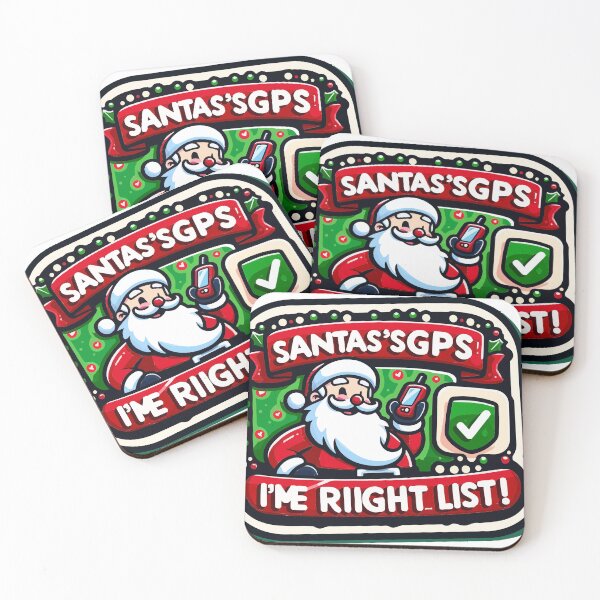 Item preview, "Santa's GPS: Navigate to the Nice List This Christmas!" designed and sold by TechnoFutur.