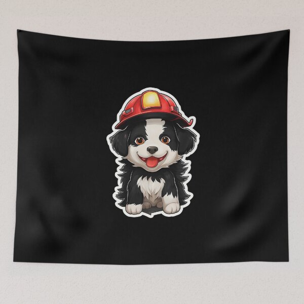 Artikelvorschau, Feuerwehrmann Sheepdog Puppy entworfen und verkauft von CUTEDOGGIEZ.