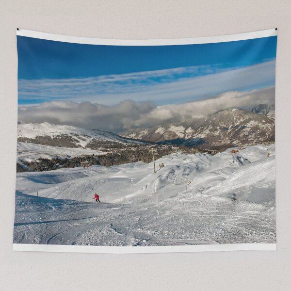 Artikelvorschau, Courchevel 1850 3 Täler Französische Alpen Frankreich entworfen und verkauft von AndyEvansPhotos.