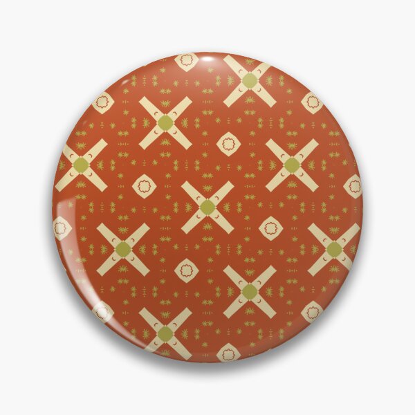 Item preview, Fireside Glow Geometric Pattern designed and sold by mushnpotato.
