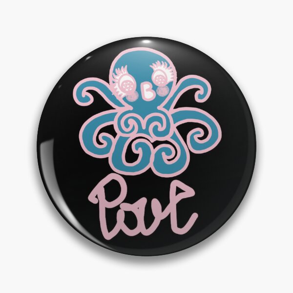 Item preview, LaMaisonOfMY La Pouty Pout Pout COLLECTION La Pouty Octopus No. 2 Black Series designed and sold by LaMaisonOfMY.