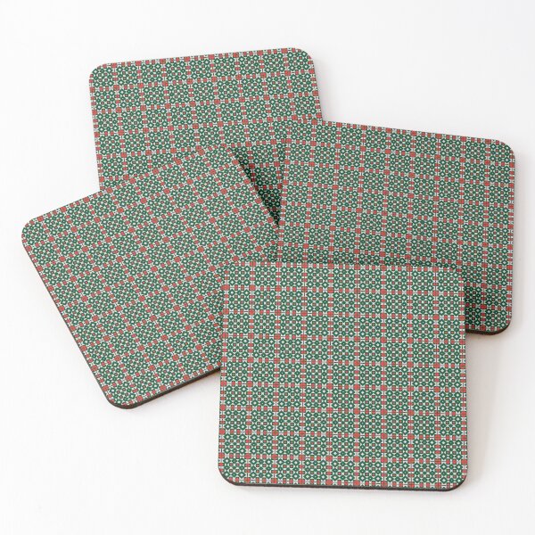 Item preview, Frost Kissed - Seamless Christmas Patterns in Ethereal Geometry designed and sold by Looming Lines.