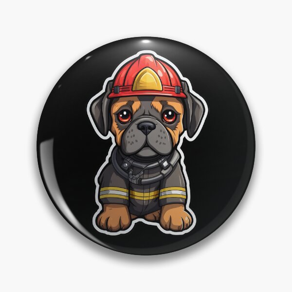 Item preview, Firefighter Boxer designed and sold by CUTEDOGGIEZ.