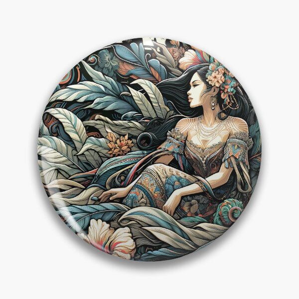 Artikelvorschau, Pinay Wise „Filipina in Blumen M5“ | Philippinen | Philippinisch | Pinoy | Pinay | Tagalog | Retro entworfen und verkauft von PinayWise.