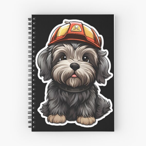 Item preview, Firefighter Briard designed and sold by CUTEDOGGIEZ.