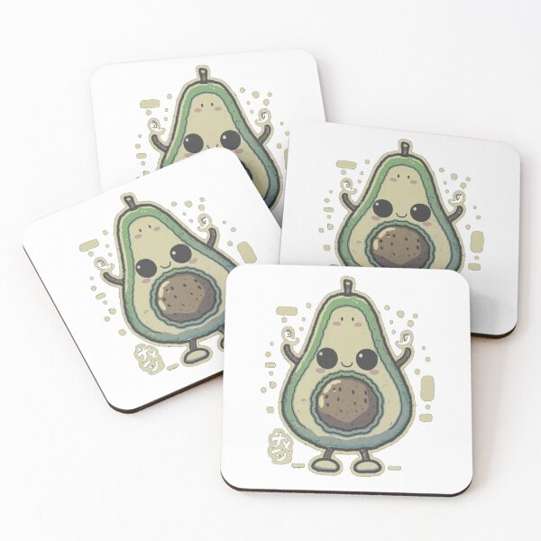 Item preview, avocado kawaii designed and sold by unicornunicorn.