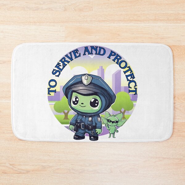 Item preview, Baby Alien Police Officer designed and sold by CosmicVenture.