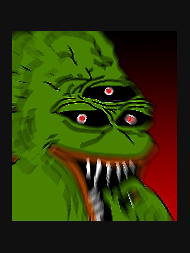 &quot;Very Scary Pepe&quot; Tshirt by jamsbrah Redbubble