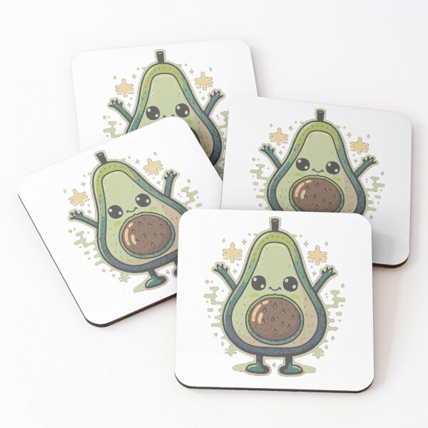 Item preview, avocado kawaii designed and sold by unicornunicorn.