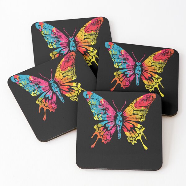 Item preview, Colorful Moth 80s Street Art Paintinted designed and sold by CosyTeal.