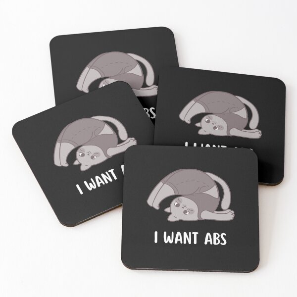 Item preview, Cat Says I Want Abs designed and sold by MotionWaves.