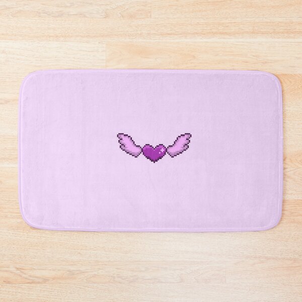 Item preview, pixel purple heart with wings designed and sold by ceyin.
