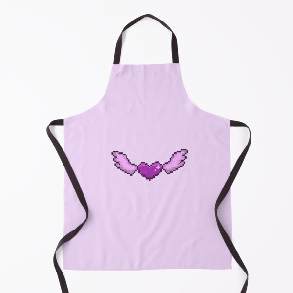 Item preview, pixel purple heart with wings designed and sold by ceyin.