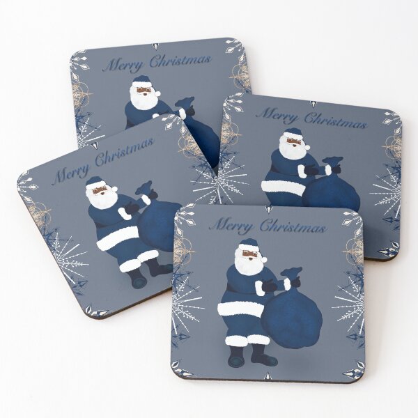 Item preview, Velveteen Arctic Crystal Santa designed and sold by DesignbyKurlz.