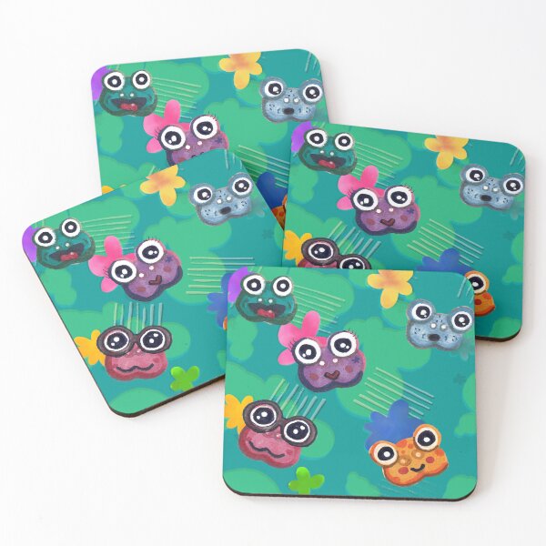 Item preview, Lilypad Flowery Frogs - Pattern designed and sold by JillPillDesign.