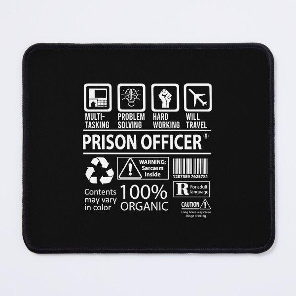 Item preview, Prison Officer - Multitasking designed and sold by analisanta.