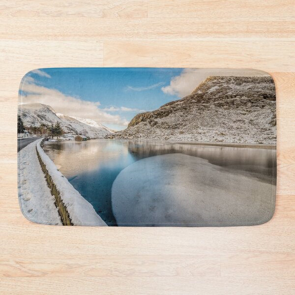 Item preview, Frozen Lake Ogwen Snowdonia Wales designed and sold by AJEvans.