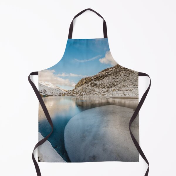 Item preview, Frozen Lake Ogwen Snowdonia Wales designed and sold by AJEvans.