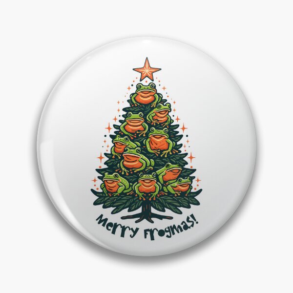Item preview, Whimsical Croaks: Frogs Singing Merry Frogmas designed and sold by EmeraldeaArt.