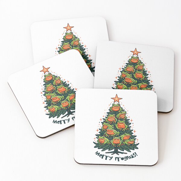 Item preview, Whimsical Croaks: Frogs Singing Merry Frogmas designed and sold by EmeraldeaArt.