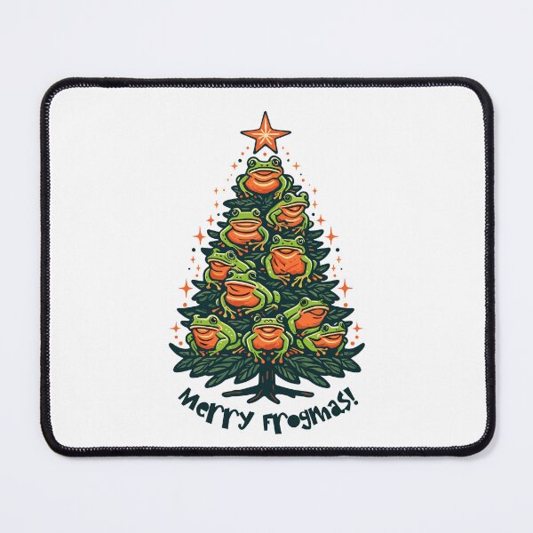 Item preview, Whimsical Croaks: Frogs Singing Merry Frogmas designed and sold by EmeraldeaArt.